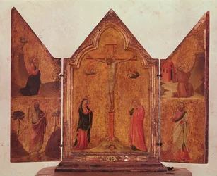 Crocifissione e quattro santi